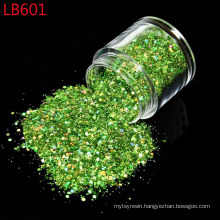 Colorful laser glitter powder for nail art